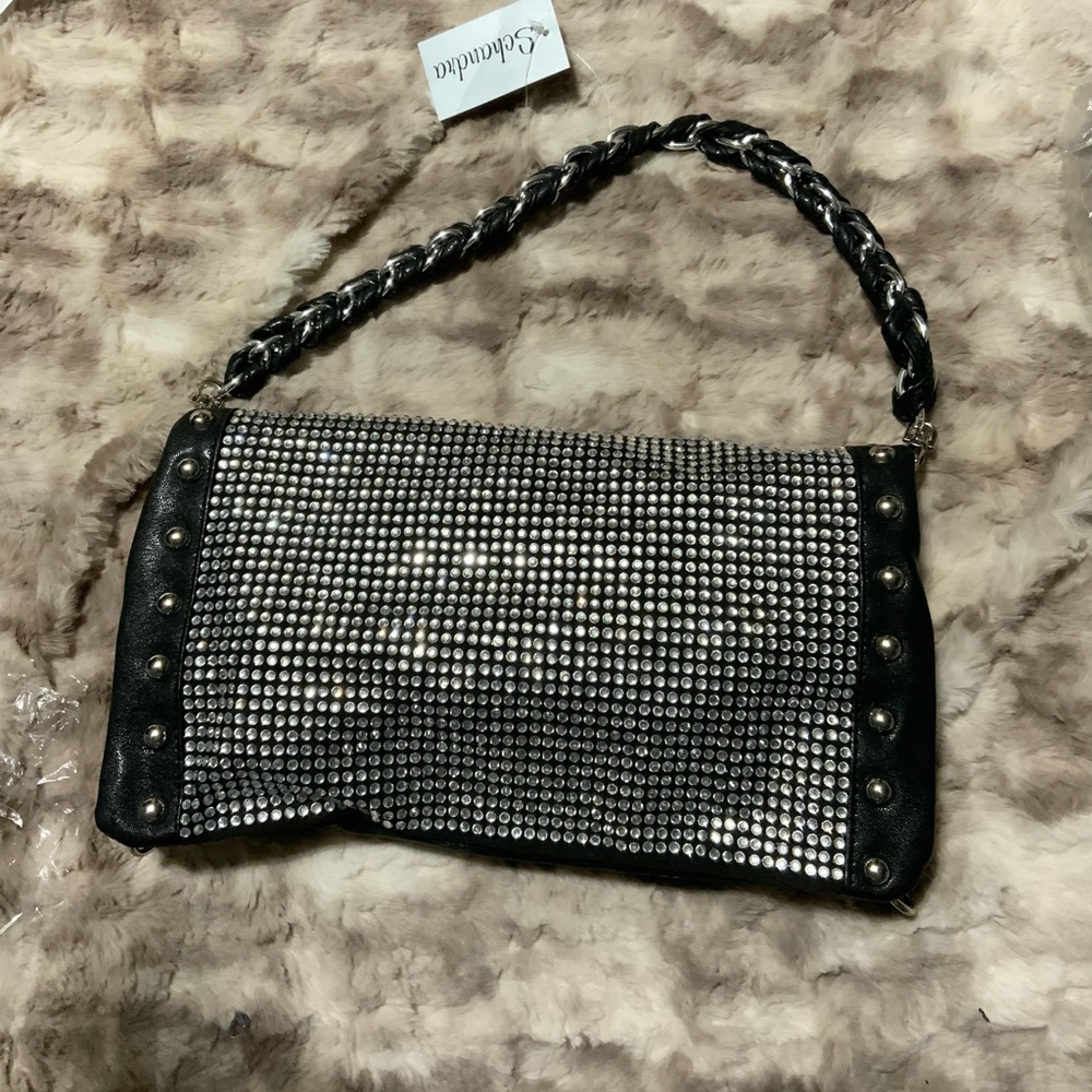 Brand New Rhinestone Bobby Schandra Designer Purse